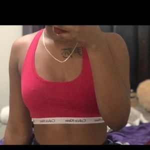 Sports bra (red)